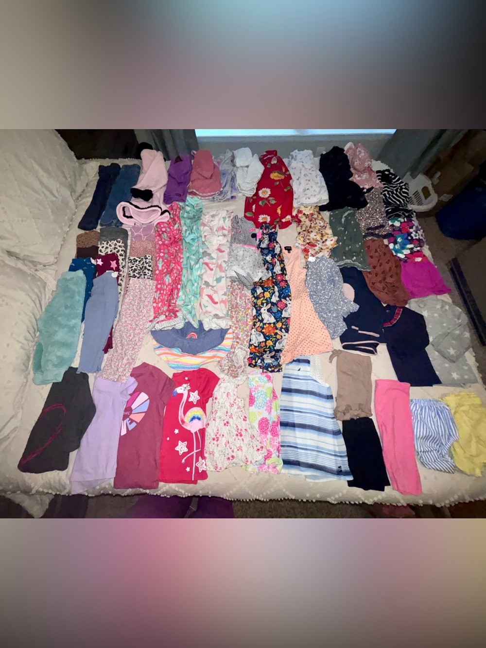Mixed Bundle Of 53 pc Baby Girl Clothes 12 Months - 24 Months/2T. EUC.